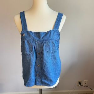 Urban Renewal denim tank top